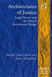 Front cover of Architectures of justice by Henrik Palmer Olsen