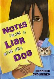 Front cover of Notes from a liar and her dog by Gennifer Choldenko
