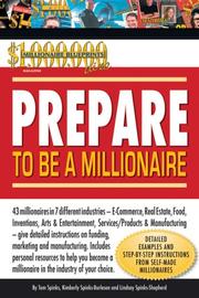 Cover of Prepare to be a millionaire by Tom Spinks