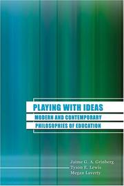 Cover of Playing with ideas by Jaime G.A. Grinberg