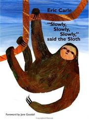 Front cover of "Slowly, slowly, slowly," said the sloth by Eric Carle