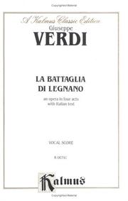 Cover of La battaglia di Legnano by Giuseppe Verdi