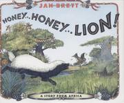 Front cover of Honey...honey...lion! by Jan Brett