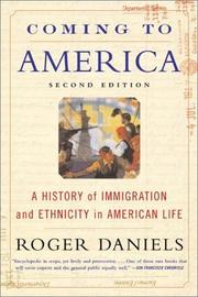 Front cover of Coming to America by Roger Daniels