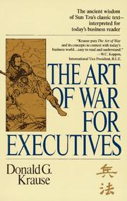 Cover of The art of war for executives by Donald G. Krause