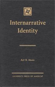 Cover of Internarrative Identity by Ajit K. Maan