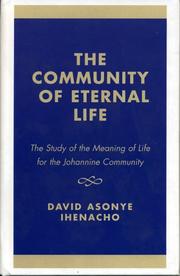 Front cover of The Community of Eternal Life by David Asonye Ihenacho