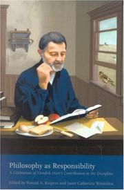 Cover of Philosophy as Responsibility by Kuipers Ronald A.