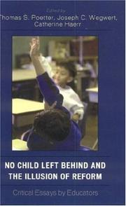 Front cover of No Child Left Behind and the Illusion of Reform by Haerr Catherine