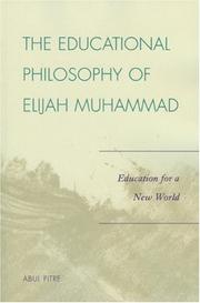 Cover of The Educational Philosophy of Elijah Muhammad by Abul Pitre