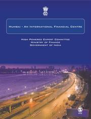 Front cover of Mumbai - An International Financial Centre by Ministry of Finance
