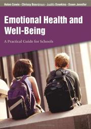 Front cover of Emotional health and well-being by Helen Cowie
