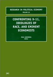 Cover of Confronting 9-11, Ideologies of Race, and Eminent Economists by Paul Zarembka