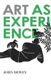 Cover of Art as Experience by John Dewey