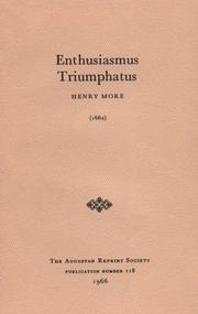 Front cover of Enthusiasmus triumphatus (1662) by More, Henry