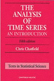 Front cover of The analysis of time series by C. Chatfield