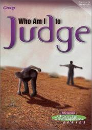 Front cover of Who am I to judge? by Varios