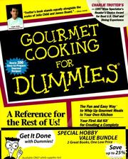 Cover of Gourmet Cooking for Dummies/Entertaining for Dummies by Charlie Trotter