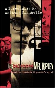 Cover of The talented Mr. Ripley by Phyllis Nagy