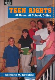 Front cover of Teen rights by Kathiann M. Kowalski