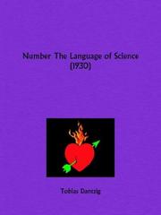 Front cover of Number the Language of Science 1930 by Tobias Dantzig