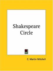 Cover of The Shakespeare circle by C. Martin Mitchell