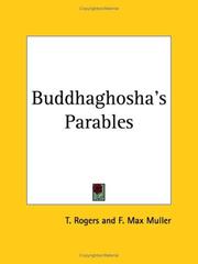 Cover of Buddhaghosha's Parables by Unknown