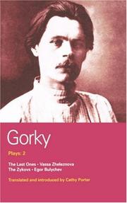 Cover of Plays by Максим Горький