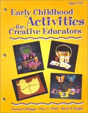 Front cover of Early childhood activities for creative educators by Pamela Briggs