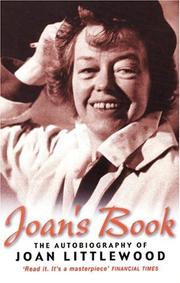 Front cover of Joan's book by Joan Littlewood