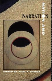 Front cover of Nation and narration by Homi K. Bhabha