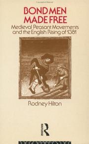 Cover of Bond Men Made Free by Rodney Hilton