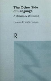 Front cover of Filosofia dell'ascolto by Gemma Corradi Fiumara