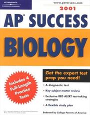 Front cover of Perterson's Ap Success Biology 2001 (Ap Success : Biology, 2001) by Peterson's