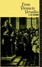 Cover of From Vienna to Versailles by L. C. B. Seaman