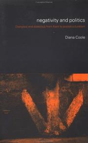 Front cover of Negativity and Politics by Diana Coole