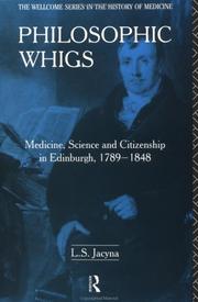 Cover of Philosophic whigs by L. S. Jacyna