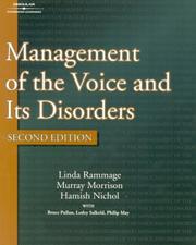 Front cover of The Management of Voice by Murray, Md. Morrison