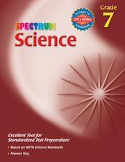 Front cover of Spectrum Science, Grade 7 (Spectrum Workbooks) by School Specialty Publishing