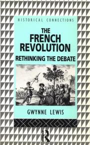 Cover of The French Revolution by Gwynne Lewis