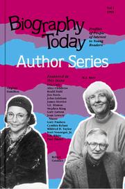 Front cover of Biography Today by Laurie Lanzen Harris