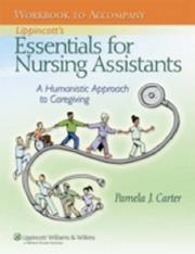 Cover of Workbook to Accompany Lippincott's Essentials for Nursing Assistants (Point (Lippincott Williams & Wilkins)) by Pamela J Carter