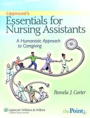 Cover of Lippincott's Essentials for Nursing Assistants (Point (Lippincott Williams & Wilkins)) by Pamela J Carter