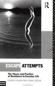 Cover of Escape attempts by Stanley Cohen