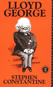 Cover of Lloyd George by Stephen Constantine