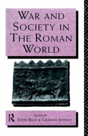 Front cover of War and society in the Roman world by Rich, John