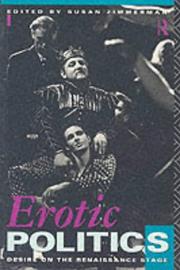 Front cover of Erotic politics by Susan Zimmerman