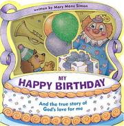 Front cover of My Happy Birthday by Mary Simon