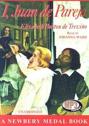 Front cover of I, Juan de Pareja by Elizabeth Borton De Trevino