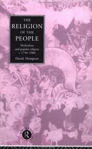 Front cover of The religion of the people by David Hempton